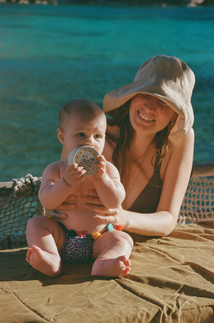 SOL DE IBIZA apsauginis kremas veidui ir kūnui nuo saulės vaikams BABY&KIDS SPF 30, 100 g