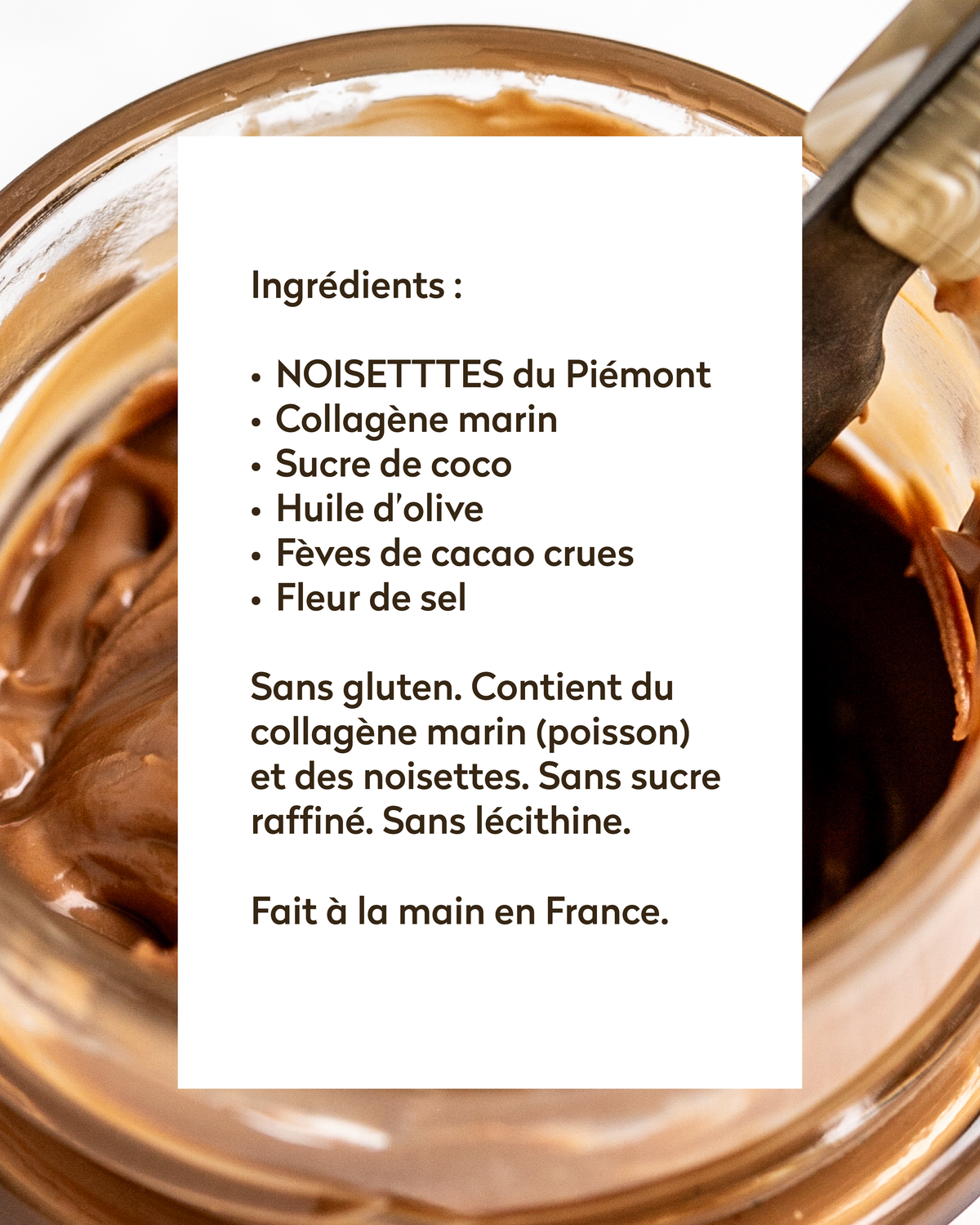 Spreadable chocolate with marine collagen 200g