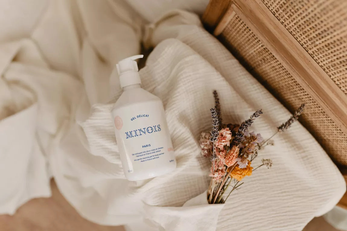 Minois Paris Gel Delicat – Labai švelnus plovimo gelis kūnui ir plaukams 500ml