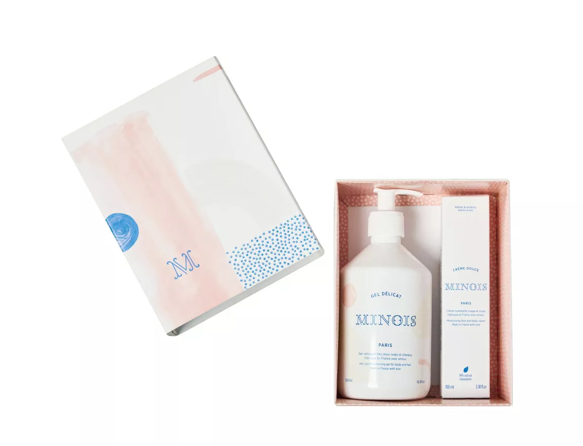Minois Paris Dovanų dėžutė - prausiklis ir kremas