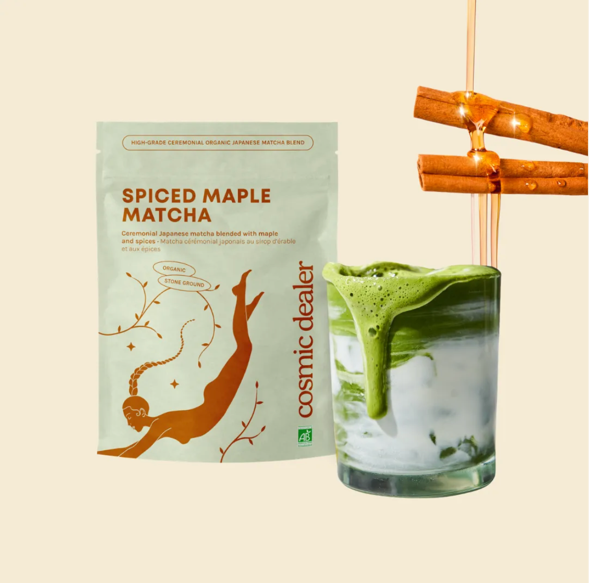 Prieskoniais gardinta klevų Matcha, 60g