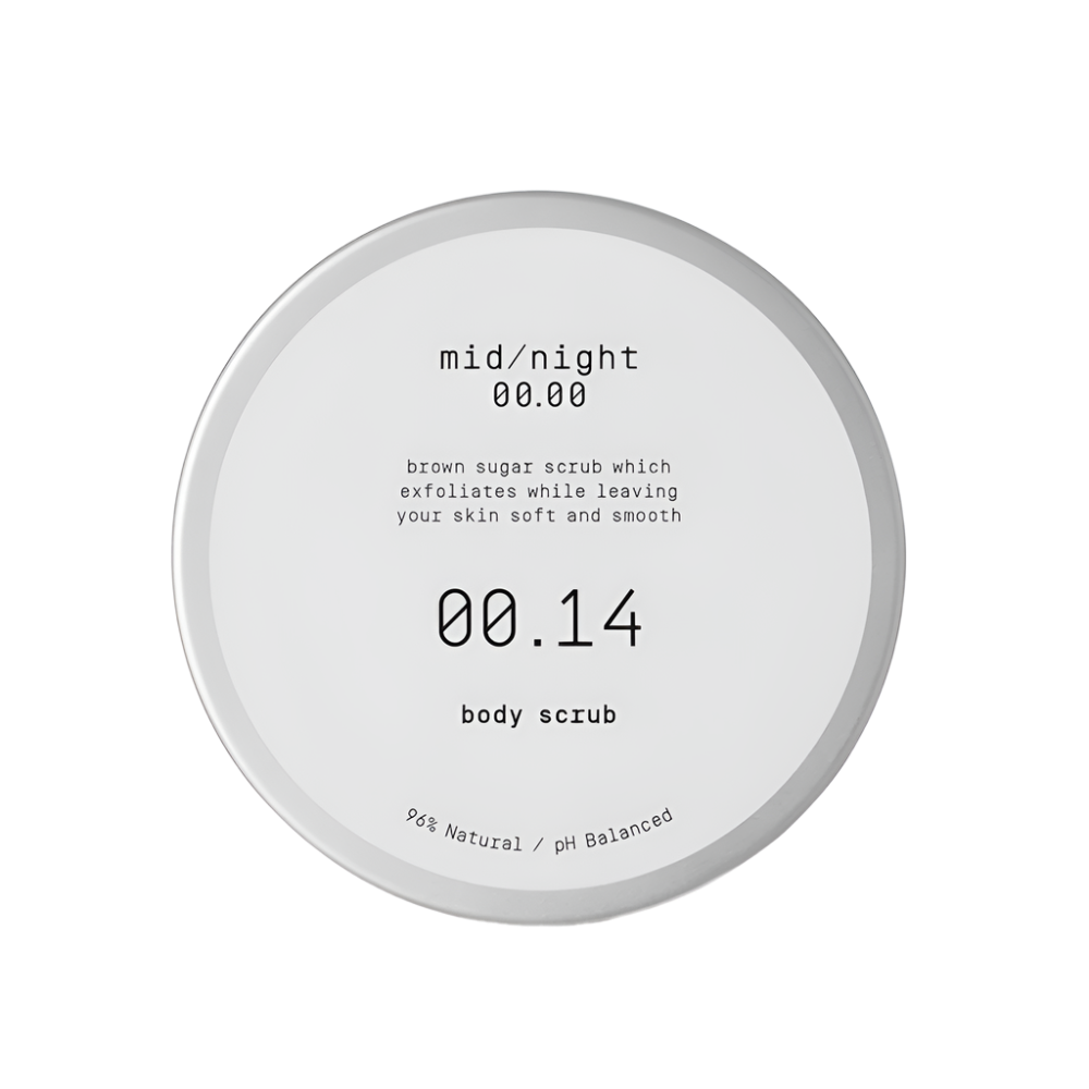Mid/night 00.00 Kūno šveitiklis / Body Scrub 00.14, 200ml