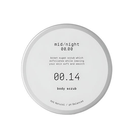 Mid/night 00.00 Kūno šveitiklis / Body Scrub 00.14, 200ml