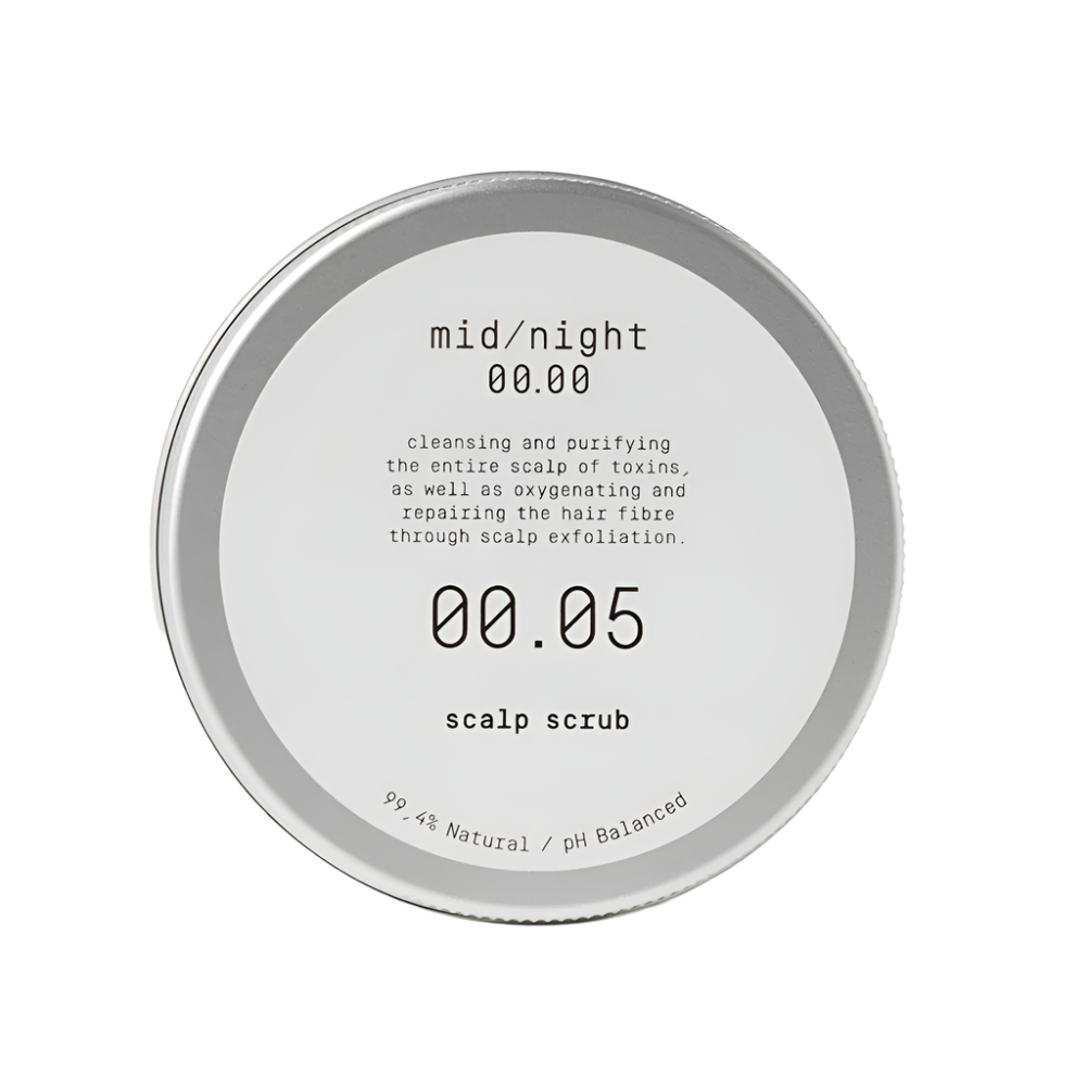 Mid/night 00.00 Galvos odos šveitiklis / Scalp Scrub 00.05, 130ml