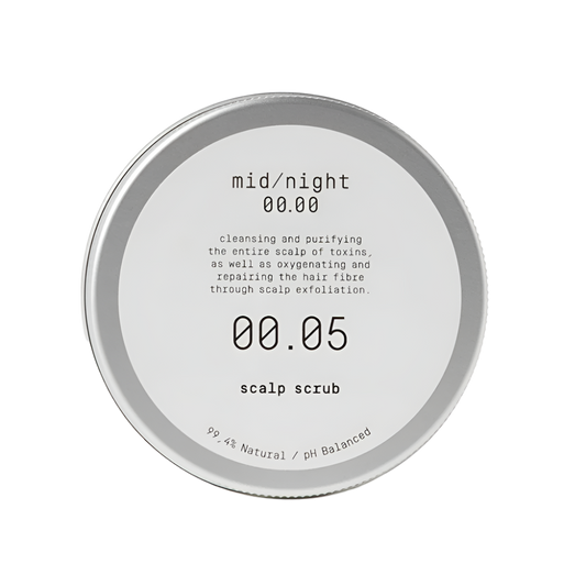 Mid/night 00.00 Galvos odos šveitiklis / Scalp Scrub 00.05, 130ml