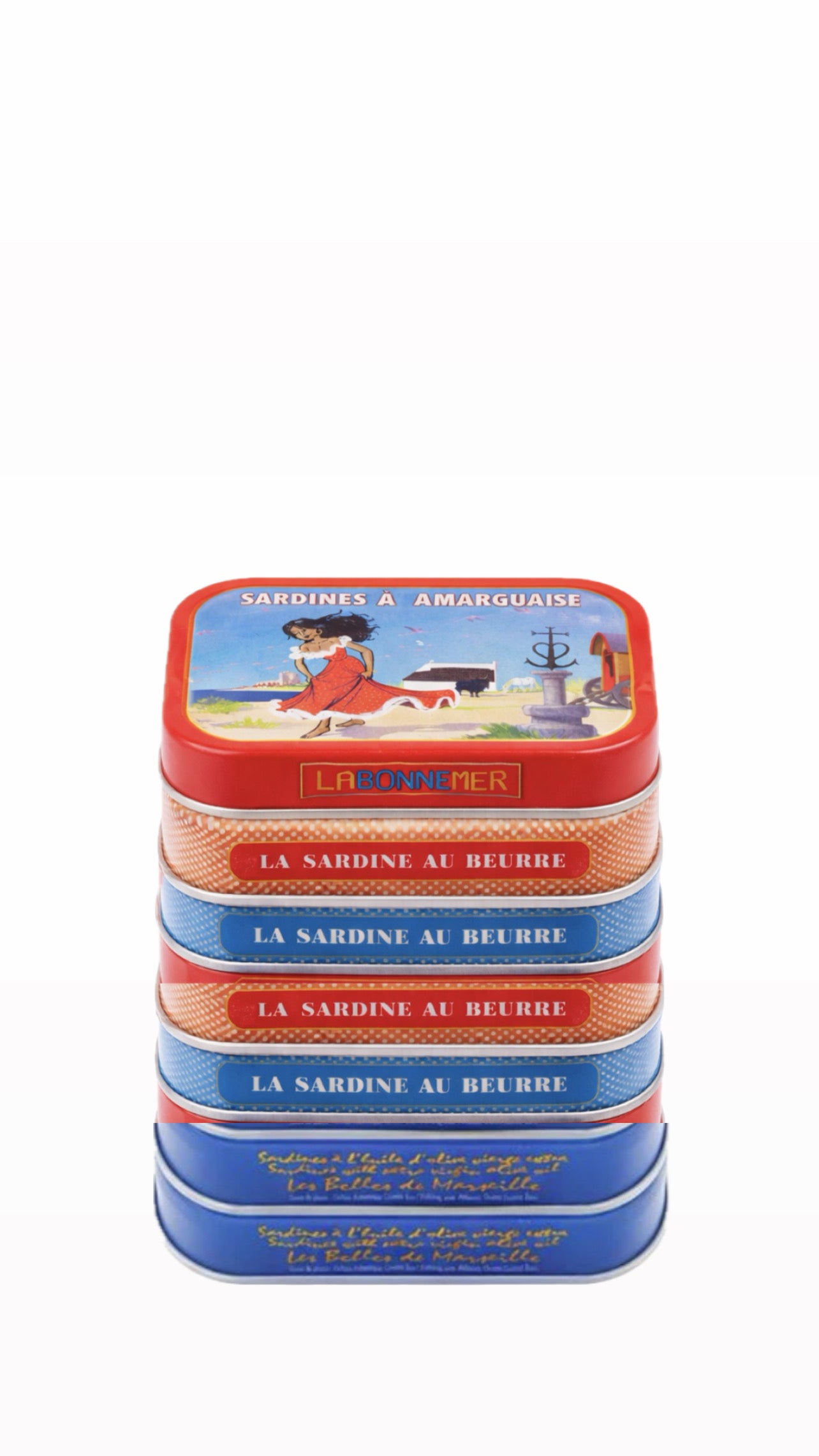 "Gurmanų Bokštas" sardinių rinkinys 8 x 115g