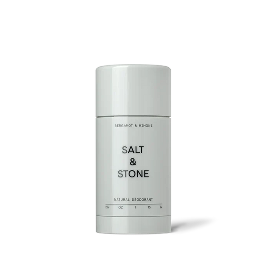 Salt & Stone natūralus gelinis dezodorantas jautriai odai Bergamot & Hinoki