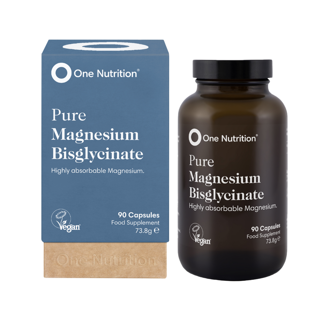 One Nutrition grynas Magnio Bisglicinatas – 90vnt