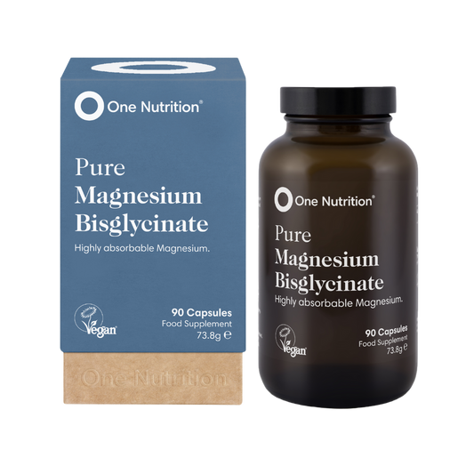 One Nutrition grynas Magnio Bisglicinatas – 90vnt