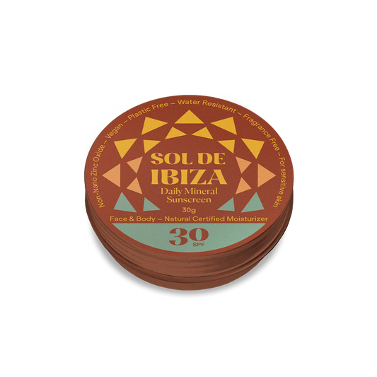 SOL DE IBIZA MINI apsauginis kremas veidui ir kūnui nuo saulės su SPF 30, 30g