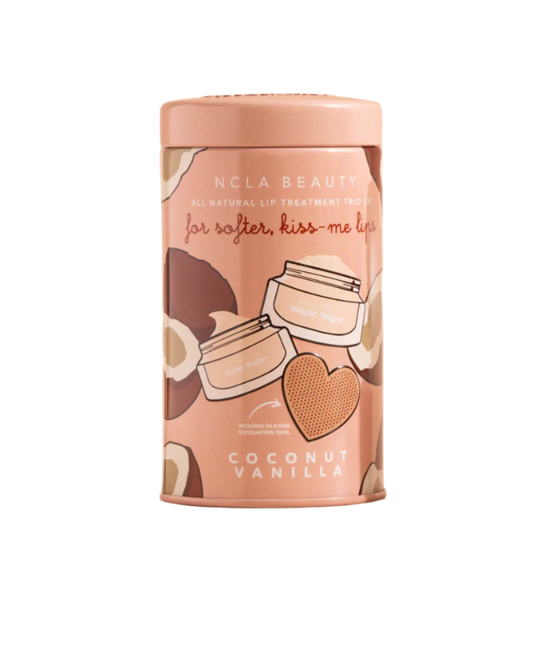 NCLA Kokosų ir Vanilės Lūpų rinkinys 15ml + 10ml