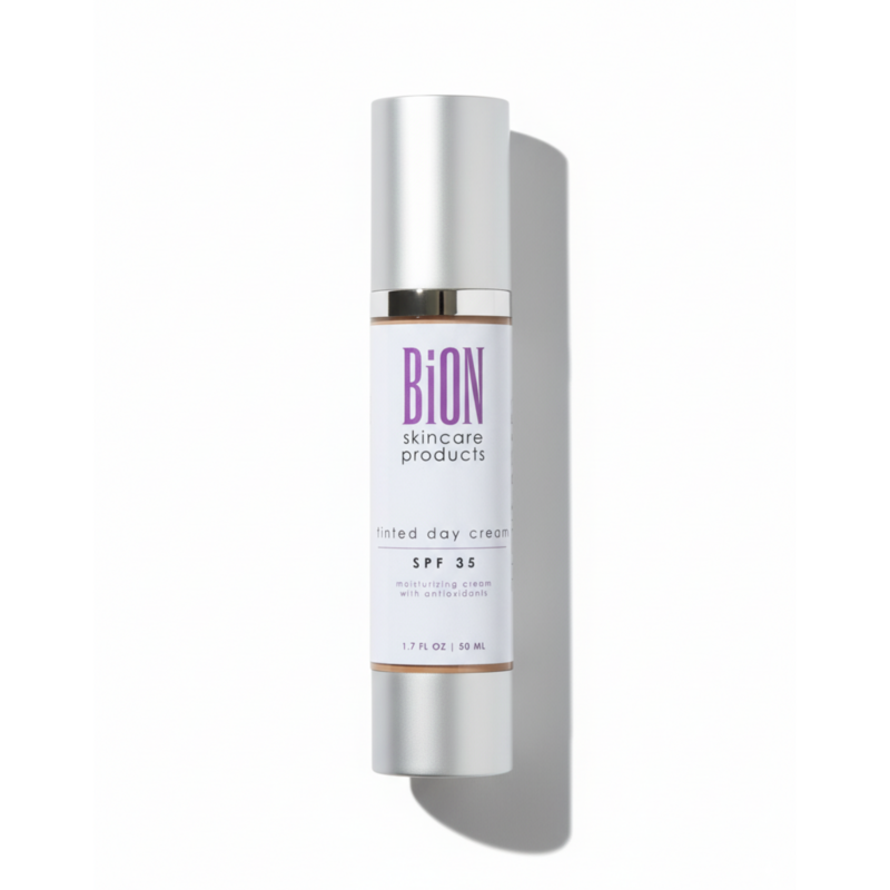 BiON Skincare Tinted Day Cream SPF 35 - crème de jour teintée avec protection solaire physique 50ml