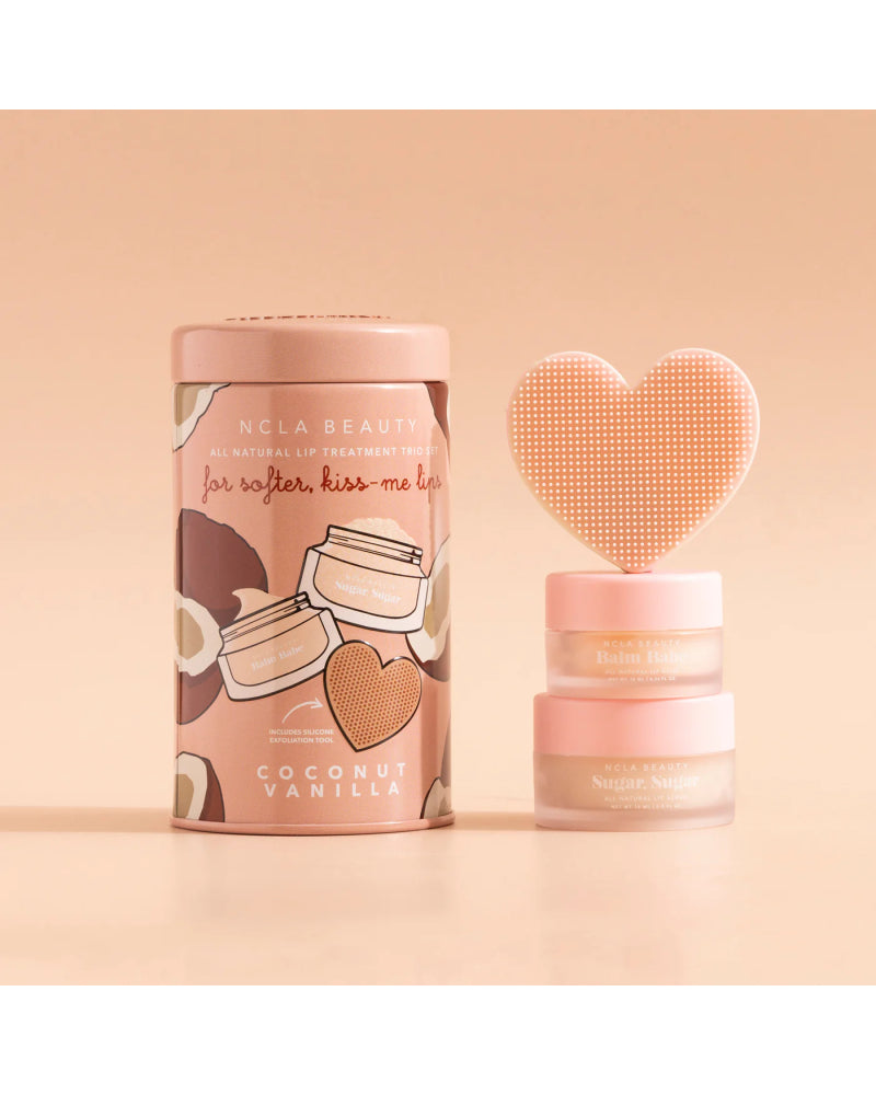 NCLA Kokosų ir Vanilės Lūpų rinkinys 15ml + 10ml