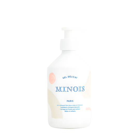 Minois Paris Gel Delicat – Labai švelnus plovimo gelis kūnui ir plaukams 500ml
