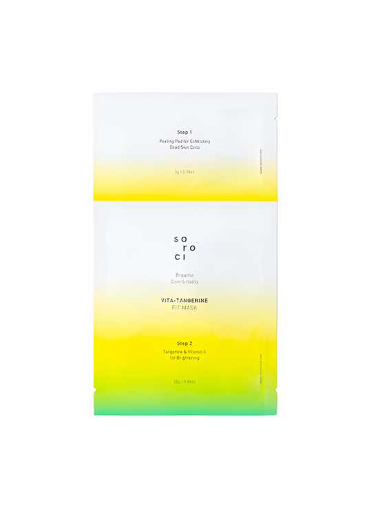 SOROCI lakštinė kaukė "Vita-Tangerine", 3 g + 25 g