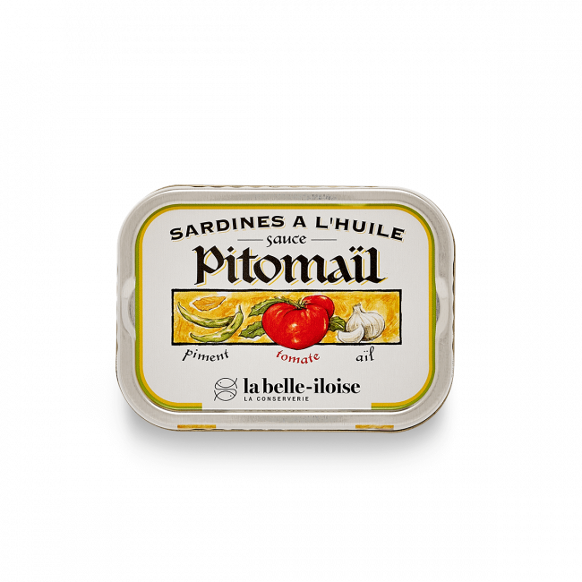 La belle-iloise sardinės Pitomaïl 115g skardinė