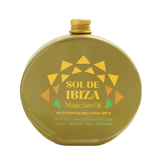 SOL DE IBIZA magiškas saulės aliejus veidui ir kūnui su SPF 15, 100 ml