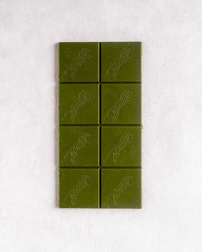 MATCHA LATTE – baltojo šokolado plytelė su matcha arbata 70g
