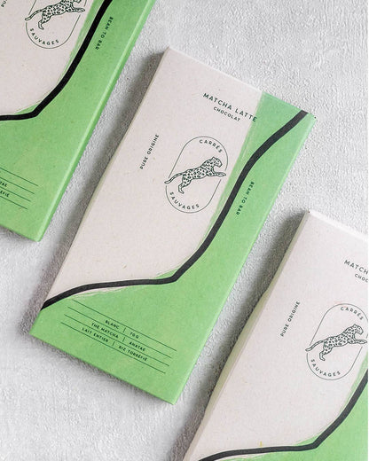 MATCHA LATTE – baltojo šokolado plytelė su matcha arbata 70g