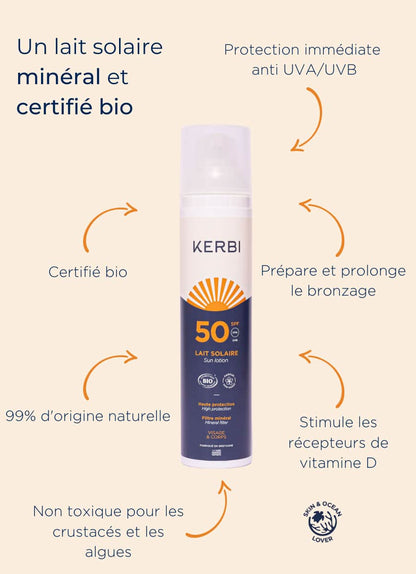 Ekologiškas ir natūralus apsaugos nuo saulės kremas - SPF50 - 100 g