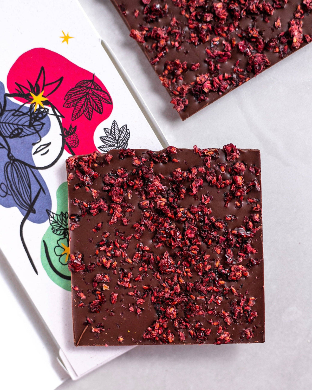 Chocolate bar IDA (with raspberries), 70 g
