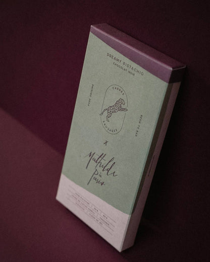 DREAMY PISTACHIO – pistacijų šokolado plytelė 80g