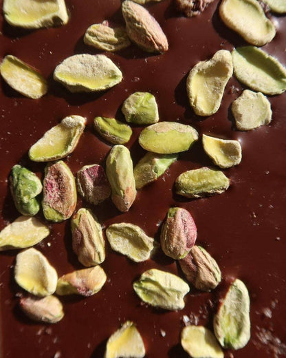 DREAMY PISTACHIO – pistacijų šokolado plytelė 80g