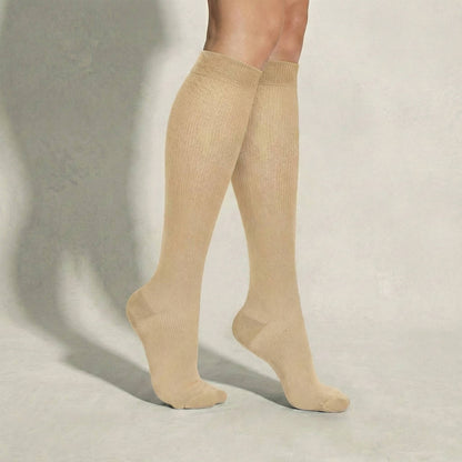 Kompresinės Kojinės Nėščiosioms (15–20 mmHg) – smėlio spalvos
