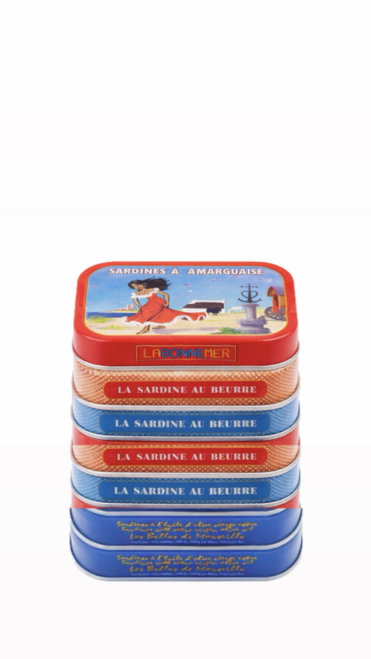 "Gurmanų Bokštas" sardinių rinkinys 8 x 115g