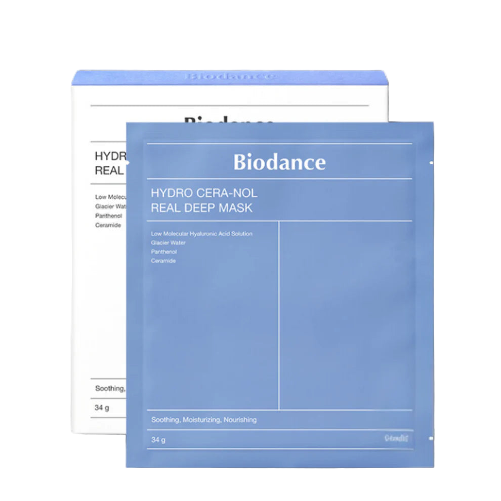 BIODANCE Hydro Cera-Nol Real Deep Mask - kaukė su keramidais