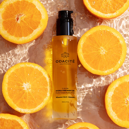 Odacité Hydra-Firm“ kūno aliejus „C-Glow“ (Vitaminai C ir E) 120ml