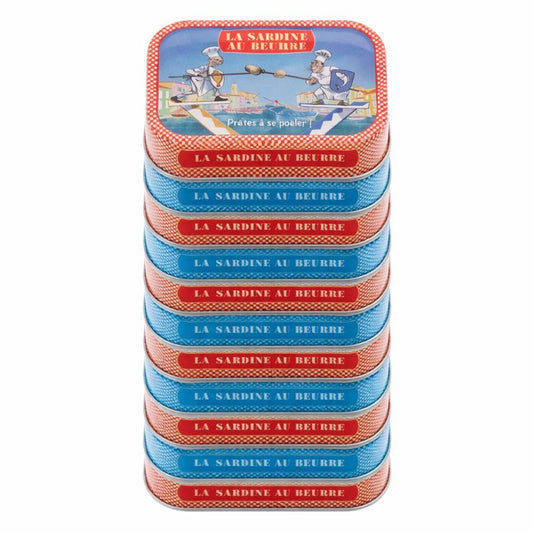 "Sviestinis Bokštas" sardinių rinkinys 10 x 115g