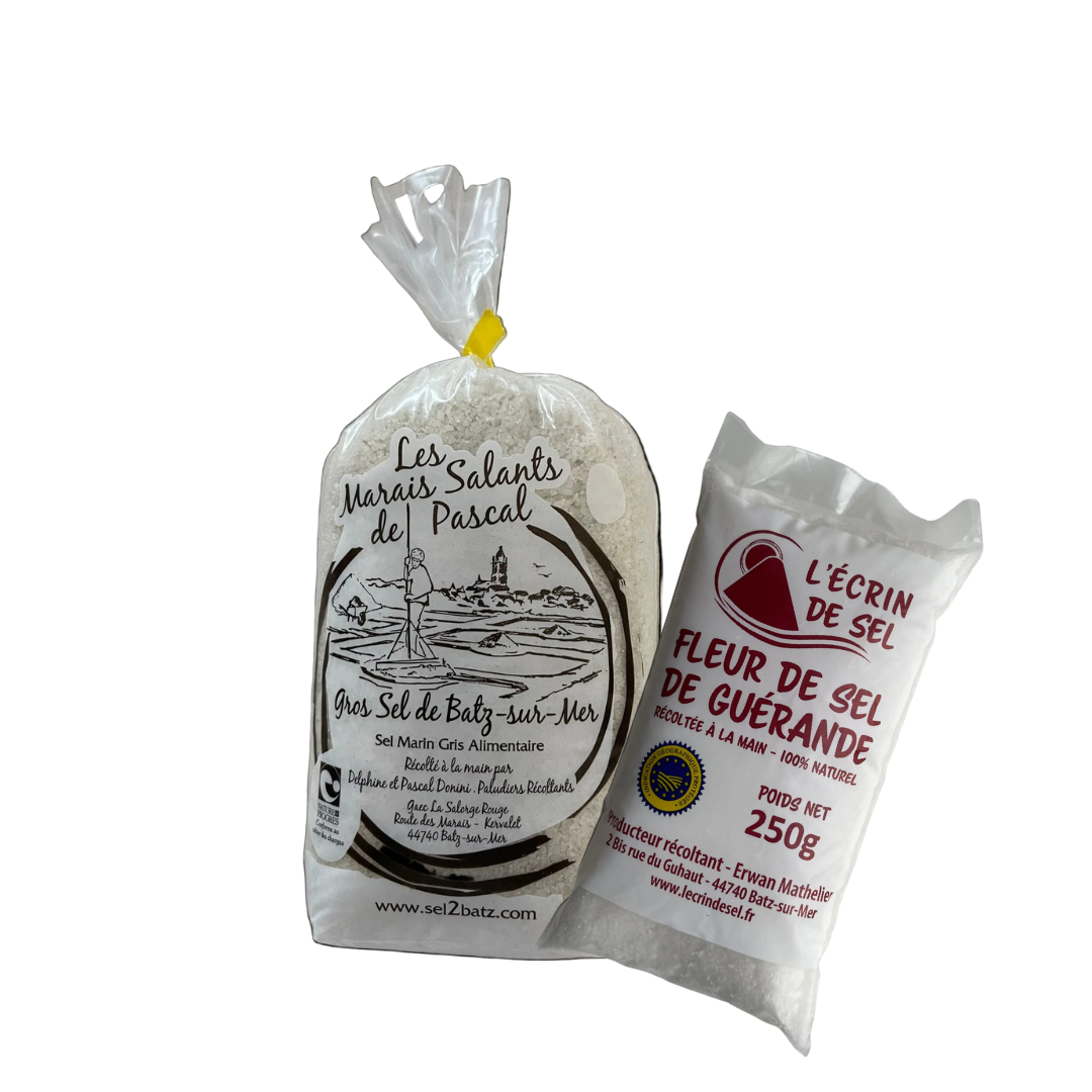 Druskos Rinkinys - 1kg Stambios Druskos + 250g Smulkios druskos