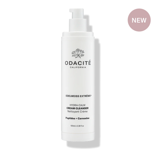 Odacité„Hydra-Calm“ kreminis prausiklis "Edelweiss Extrême®“ (Peptidai + Karnozinas) 100ml