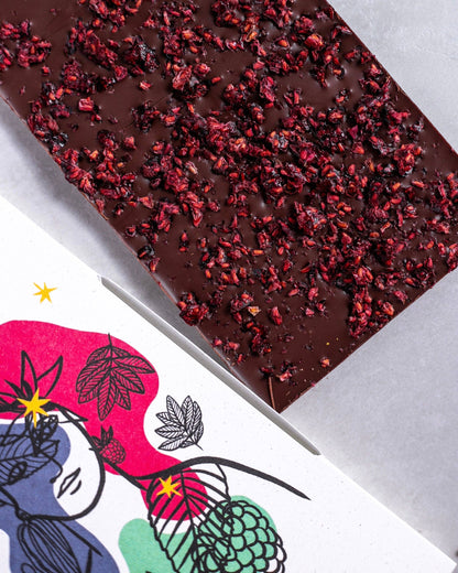 Chocolate bar IDA (with raspberries), 70 g
