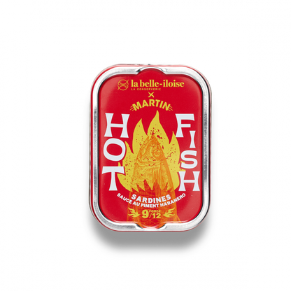 HOT FISH ŽUVIES Sardinės su Habanero pipirais 115g