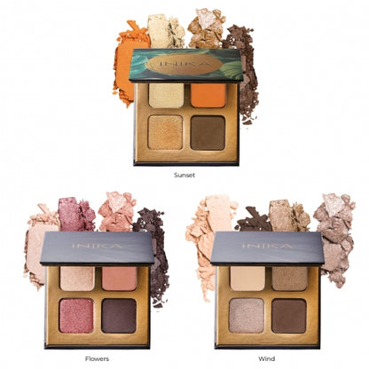 INIKA Eyeshadow Quad Flowers