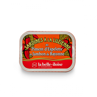 Sardinės Luzienne - su pipirais ir kumpiu 115g