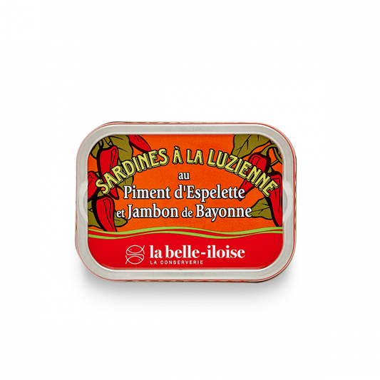 Sardinės Luzienne - su pipirais ir kumpiu 115g