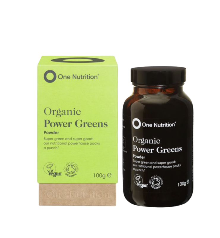 One Nutrition Ekologiški Žalumynai Organic Power Greens milteliai 100g
