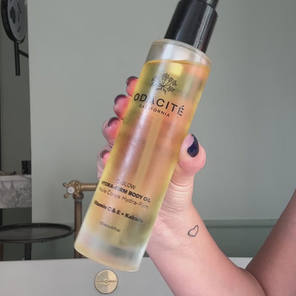 Odacité Hydra-Firm“ kūno aliejus „C-Glow“ (Vitaminai C ir E) 120ml