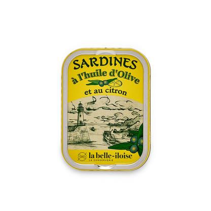Sardinės su citrina ir ypač tyru alyvuogių aliejumi 115g