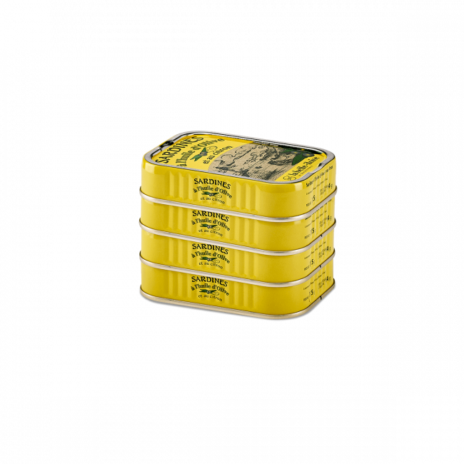 Sardinės su citrina ir ypač tyru alyvuogių aliejumi 115g